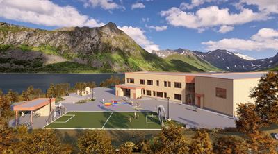Peab bygger Gryllefjordskolan i Senja för 132 miljoner NOK