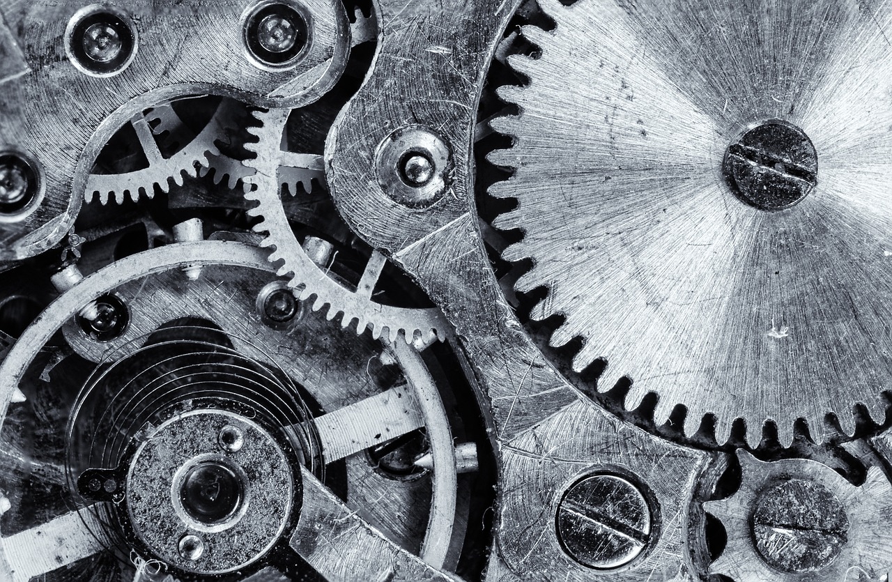 Stockbild inom företag: macro, cogwheel, gear
