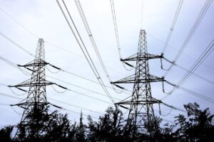 Stockbild inom hållbarhet: power, line, pylon